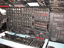 Aircraft Picture - Flight engineer's station of a C-124.