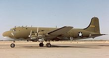 Aircraft Picture - The C-54 was the preferred tow aircraft for the XCG-17