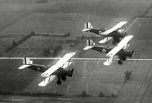 Aircraft Picture - O-38Bs from the 112th Observation Squadron, Ohio National Guard, in 1936.