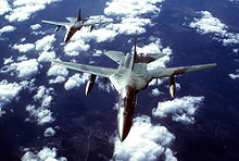 Aircraft Picture - An overhead view of two FB-111s in formation