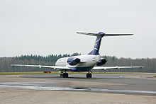 Aircraft Picture - Montenegro Airlines Fokker 100 at Domodedovo Airport