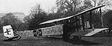 Aircraft Picture - Friedrichschafen G.IIIa on display in England after the war