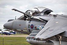 Aircraft Picture - British Aerospace Harrier GR9 taxis at RIAT 2008