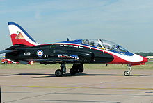 Aircraft Picture - Hawk T1A of the RAF, marking the 85th anniversary of No. 4 Flight Training School