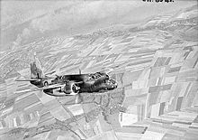 Aircraft Picture - RAF Boston III from No. 88 Squadron RAF over Dieppe, 1942