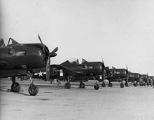 Aircraft Picture - VF-66 planes at NAS North Island, 1945.