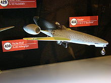 Aircraft Picture - A 1/72-scale model of the Ta 283 at the Museum of Flight