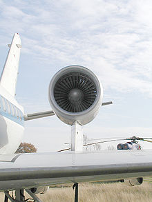 Aircraft Picture - overwing pylon mounted Rolls Royce powerplant