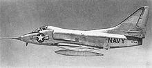 Aircraft Picture - The XA4D-1 prototype in 1954