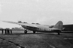 Aircraft Picture - Swedish Fokker F.XXII