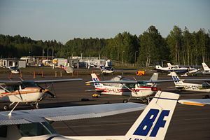 Aircraft Picture - General aircraft at Helsinki-Malmi Airport airport, Finland.