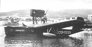 Aircraft Picture - Aeroflot MP-1 at Yalta, circa 1938.