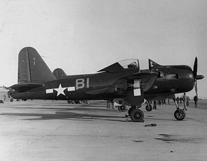 Aircraft Picture - An FR-1 Fireball of VF-66 at NAS North Island, 1945