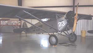 Aircraft Picture - Original Ryan M-1 NC2073 in Pacific Air Transport markings in the Historic Aircraft Restoration Museum, Creve Coeur airport, Missouri.