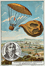 Aviation History - 1797: First high-altitude parachute jump from a balloon.