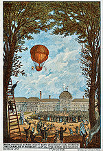 Aviation History - 1783: First gas balloon flight.