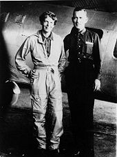 Aviation History - AP Photo of Amelia Earhart and Fred Noonan, Los Angeles, May 1937