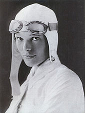 Aviation History - Studio portrait of Amelia Earhart, c. 1932. Putnam specifically instructed Earhart to disguise a 