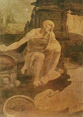 Leonardo da Vinci - Unfinished painting of St. Jerome in the Wilderness, (c. 1480), Vatican