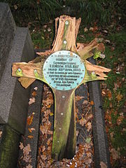 Aviation History - Edwin Moon - Moon's grave marker