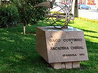 Aviation History - Artur de Sacadura Cabral - Monument to Sacadura Cabral and Gago Coutinho in Grxndola (Portugal)