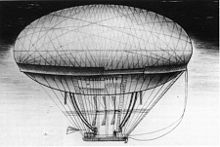 Aviation History - Jacques Charles - Meusnier's dirigible