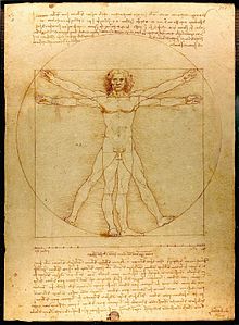 Leonardo da Vinci - The Vitruvian Man (c. 1485) Accademia, Venice