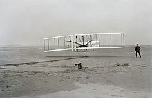 Airplane Picture - The Wright Flyer: the first sustained flight with a powered, controlled aircraft.