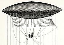 Airplane Picture - The navigable balloon created by Giffard in 1852