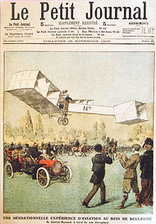 Aviation History - Alberto Santos-Dumont - Flight of Santos Dumont, Le Petit Journal, 25 November 1906