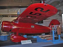 Aviation History - Lockheed Vega 5b flown by Amelia Earhart as seen on display at the National Air and Space Museum