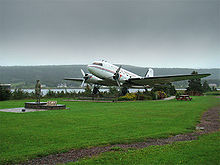 Aviation History - Monument in Harbour Grace, Newfoundland and Labrador