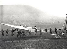 Aviation History - Oskar Bider - Oscar Bider in July 1913 in Liestal