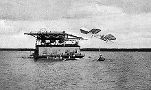 Airplane Picture - First failure of Langley's manned Aerodrome on the Potomac River, October 7, 1903