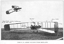 Airplane Picture - A Dunne-style biplane in the US Army, c. 1917