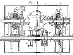 Aviation History - Arthur Constantin Krebs - Electromagnetic gearbox from Krebs's car patent of 1896