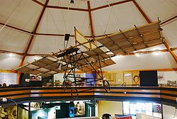 Aviation History - Richard Pearse - A replica aeroplane on display at the South Canterbury Museum in Timaru