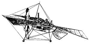 Aviation History - Felix du Temple de la Croix - Flix du Temple's 1874 Monoplane.