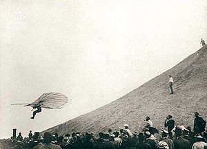 Aviation History - Lilienthal Normalsegelapparat - Lichterfelde (near Berlin), 29 June 1895