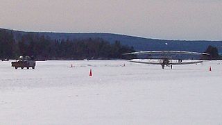 Aviation History - The replica of the Silver Dart taxies to the starting point for its commemorative flight on 22 February 2009. It was celebrating Canada's Centennial of Flight a day early because of predicted unfavourable weather.