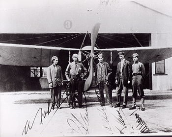 Aviation History - Aldasoro Brothers - Five Mexican pilots that attended the Moissant School of aviation. From Left: Alberto Salinas Carranza, Gustavo Salinas Camix�a, Juan Pablo Aldasoro Sux�rez, Horacio Ruiz Gavix�o, Eduardo Aldasoro Sux�rez.