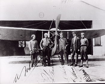 Aviation History - Aldasoro Brothers - Five Mexican pilots that attended the Moissant School of aviation. From Left: Alberto Salinas Carranza, Gustavo Salinas Camixa, Juan Pablo Aldasoro Suxrez, Horacio Ruiz Gavixo, Eduardo Aldasoro Suxrez.