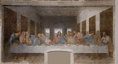 Leonardo da Vinci - The Last Supper (1498)-Convent of Sta. Maria delle Grazie, Milan, Italy