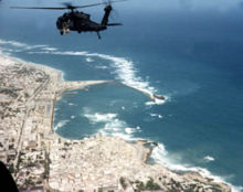 Helicopter Picture - U.S. Army MH-60L during the Battle of Mogadishu