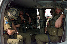 Helicopter Picture - Norwegian soldiers in a UH-60