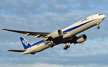 Airplane Picture - An All Nippon Airways 777-300ER taking off