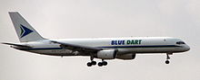Airplane Picture - Blue Dart Aviation 757-200SF, a former passenger aircraft