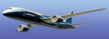 Airplane Picture - Earlier proposed design configuration of the Boeing 7E7.