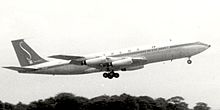 Airplane Picture - Early production Boeing 707-329 of Sabena in April 1960 retaining the original short tail-fin and no ventral fin