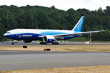 Airplane Picture - The first 777 Freighter, destined for Air France, beginning a test flight